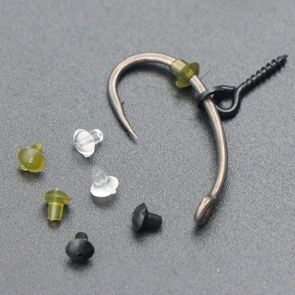 Carp Fishing Tackle - 50pcs ปลาคาร์พตะขอตกปลาหยุดลูกปัด Hook TIP Stoppers สําหรับปลาคาร์พ