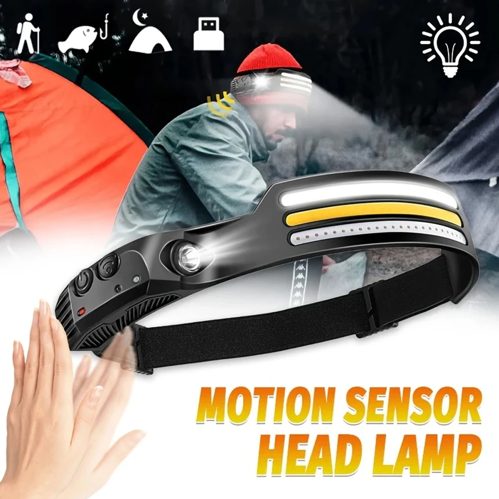 ไฟหน้าแบบเหนี่ยวนำ LED COB แบบ - Fishing Headlamp บทวิจารณ์และราคา