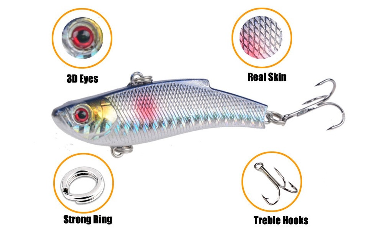 1PCS 7cm/20g ญี่ปุ่น VIB Fishi - Fishing Equipment Japan บทวิจารณ์และราคา