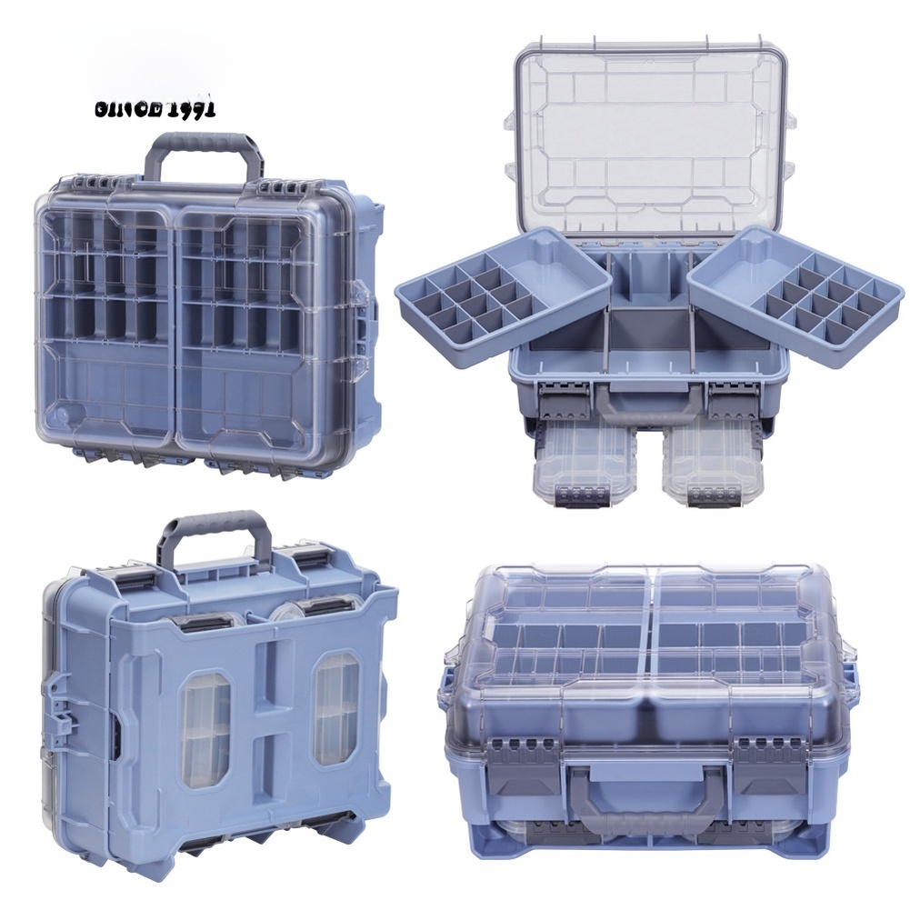 กล่องอุปกรณ์ตกปลาแบบพกพา 2 ชั้ - Fishing Equipment Storage บทวิจารณ์และราคา