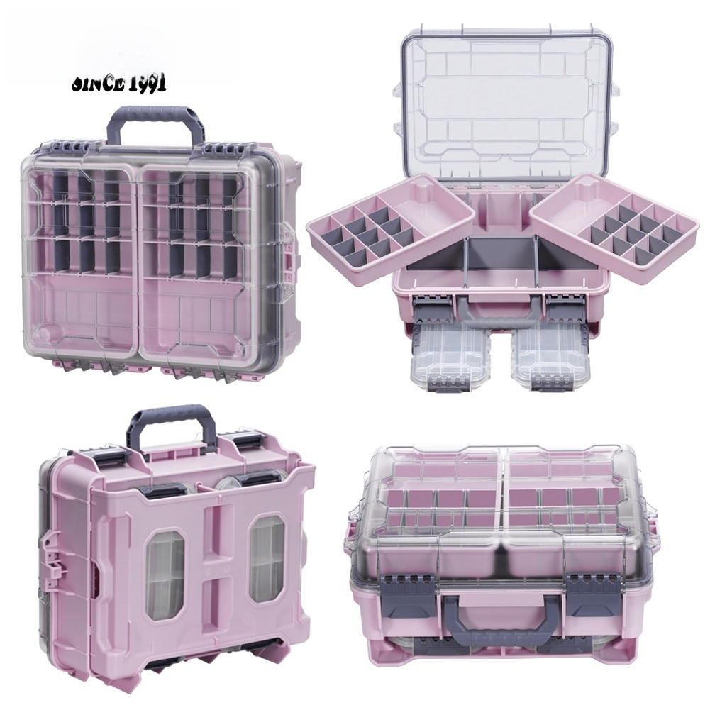 กล่องอุปกรณ์ตกปลาแบบพกพา 2 ชั้ - Fishing Equipment Storage บทวิจารณ์และราคา