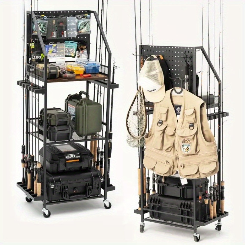 ที่แขวนคันเบ็ดสำหรับโรงรถ ที่เ - Fishing Equipment Storage บทวิจารณ์และราคา
