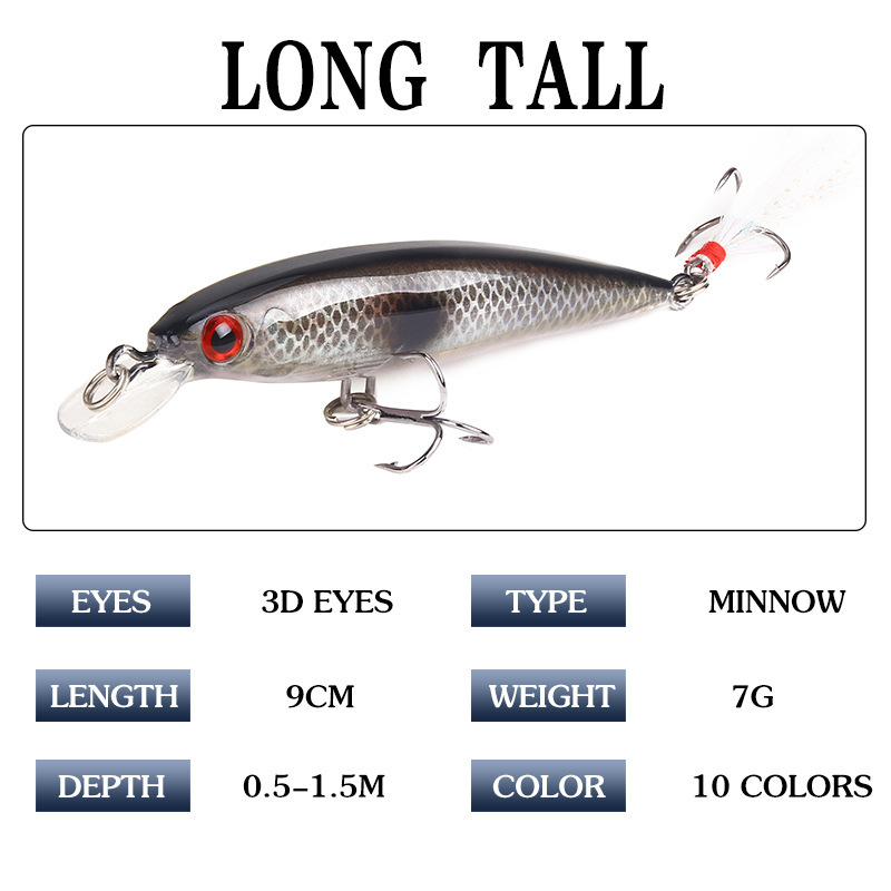 10สีเหยื่อปลาซิว90มม.7G ประดิษ - Fishing Equipment Japan บทวิจารณ์และราคา