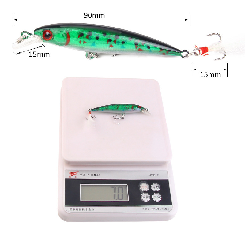 10สีเหยื่อปลาซิว90มม.7G ประดิษ - Fishing Equipment Japan บทวิจารณ์และราคา